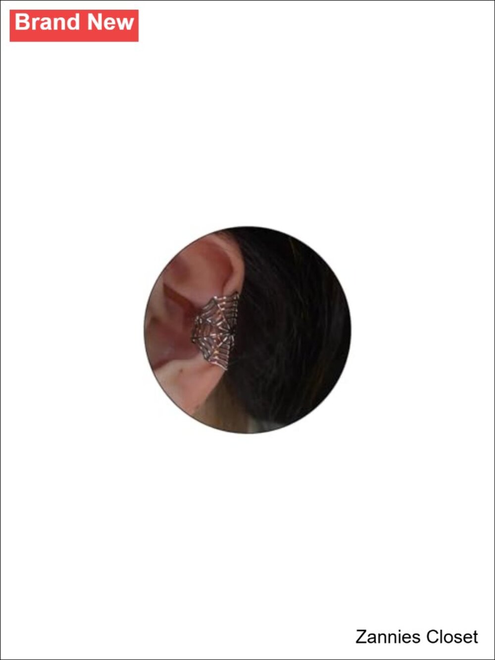 👻 Retro Spider Web No Piercing Ear Cuff Halloween Earrings